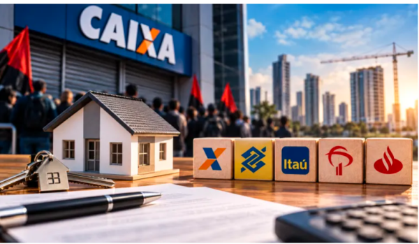 Greve da Caixa acende alerta para quem est� comprando im�vel financiado