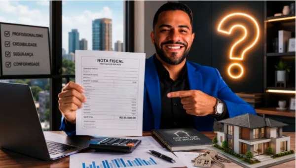 Corretor de imóveis precisa emitir nota fiscal da comissão? Entenda quando ela é obrigatória