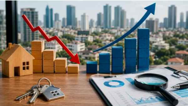 Mercado imobiliário de SP muda de direção: vendas caem 20%, mas aluguel dispara 27%