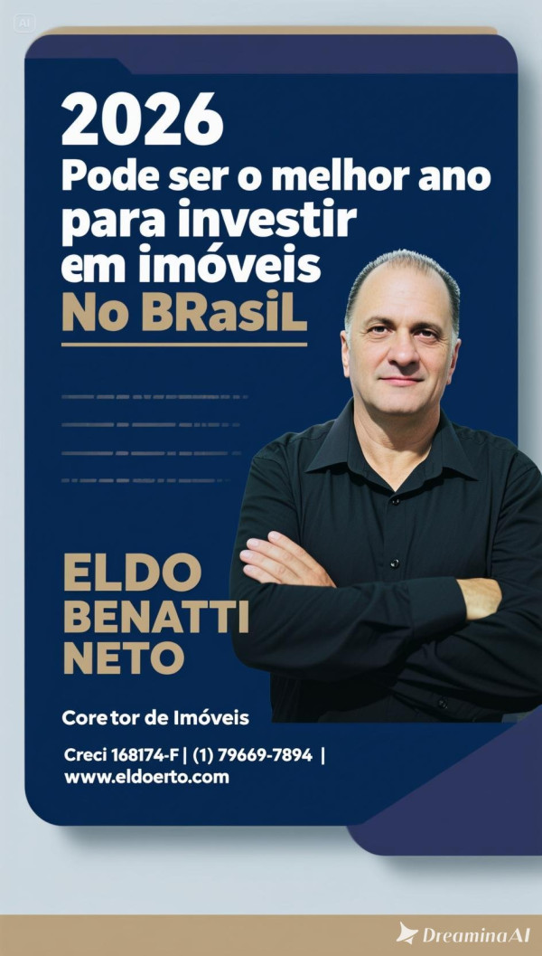 2026 pode ser o melhor ano para investir em im�veis no Brasil